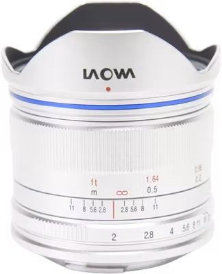 Laowa 7.5mm f/2  (Standard) Lens - MFT / Silver