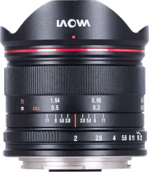Laowa 7.5mm f/2 (Lightweight) Lens - MFT / Black