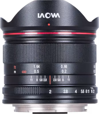 Laowa 7.5mm f/2 (Lightweight) Lens - MFT / Black