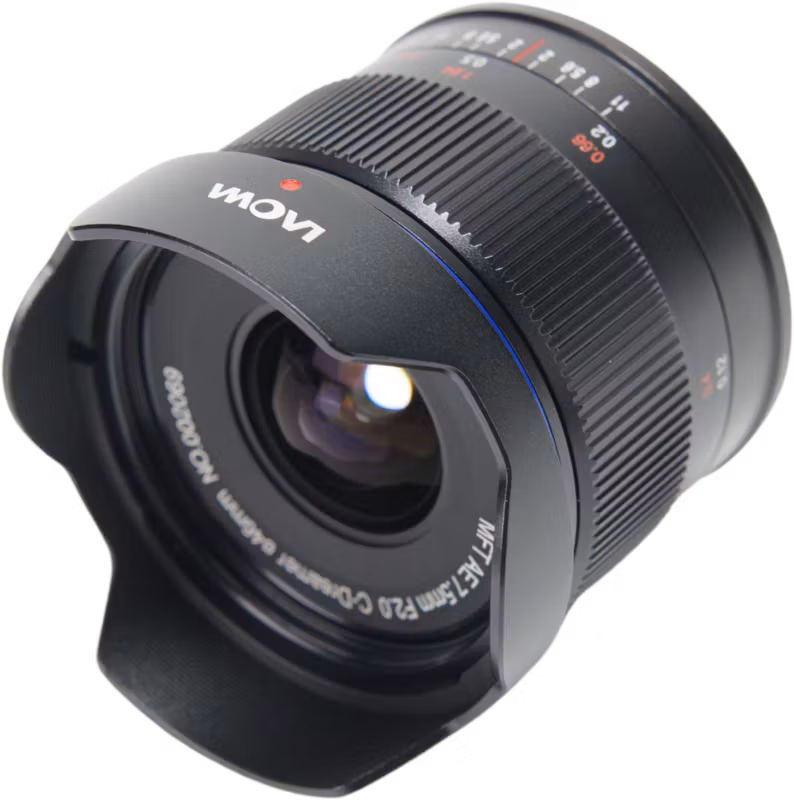 Laowa 7.5mm f/2 (Auto Aperture) Lens - MFT