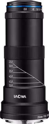 Laowa 25mm f/2.8 2.5-5X Ultra Macro Lens - Canon EF