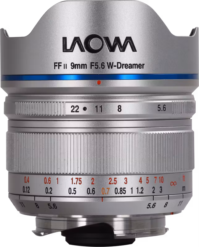 Laowa 9mm f/5.6 FF RL Lens - Leica M (Silver)