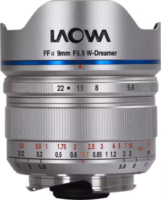Laowa 9mm f/5.6 FF RL Lens - Leica M (Silver)