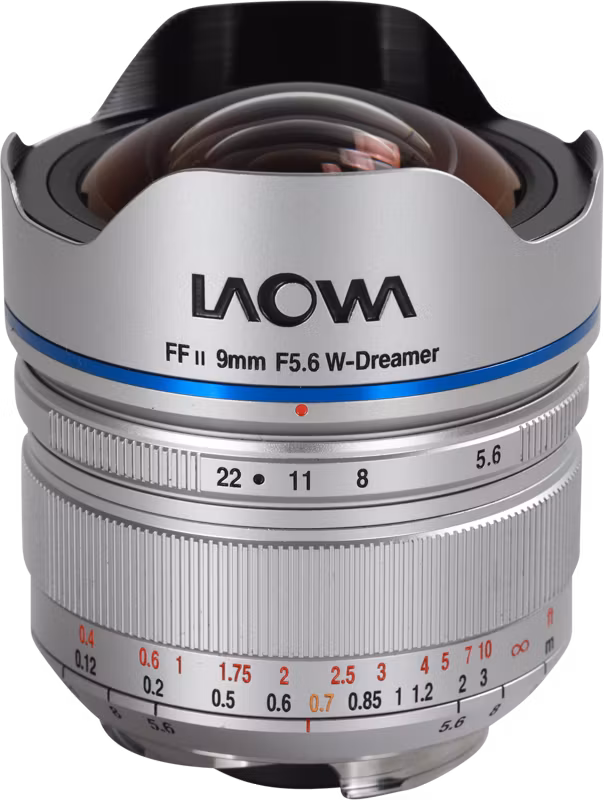 Laowa 9mm f/5.6 FF RL Lens - Leica M (Silver)