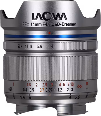 Laowa 14mm f/4 FF RL Zero-D - Leica M (Silver)