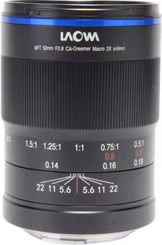Laowa 50mm f/2.8 2X Ultra Macro APO MFT Lens - MFT