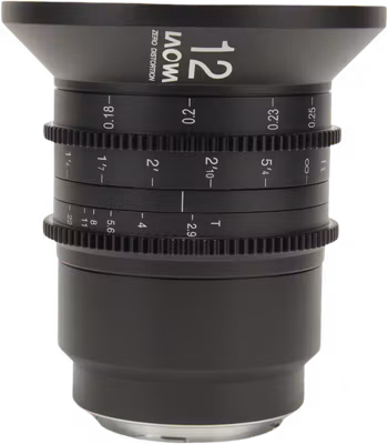 Laowa 12mm T2.9 Zero-D Cine Lens - (Dual Scale) L Mount