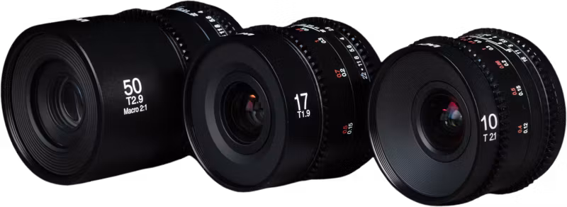 Laowa MFT Cine Prime 3-Lens [Wide + Marco] Bundle (10mm, 17mm, 50mm)