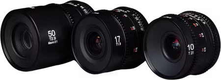 Laowa MFT Cine Prime 3-Lens [Wide + Marco] Bundle (10mm, 17mm, 50mm)