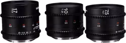 Laowa MFT Cine Prime 3-Lens Wide Bundle (7.5mm, 10mm, 17mm)
