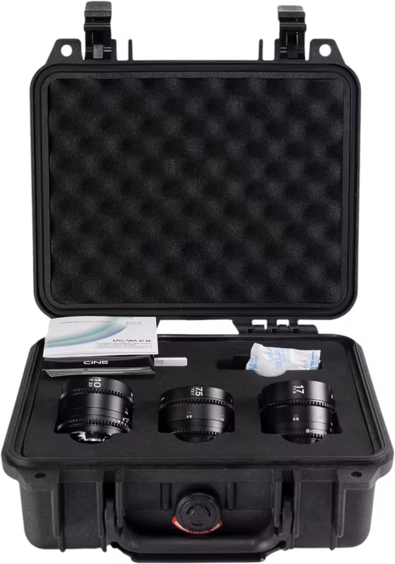 Laowa MFT Cine Prime 3-Lens Wide Bundle (7.5mm, 10mm, 17mm)
