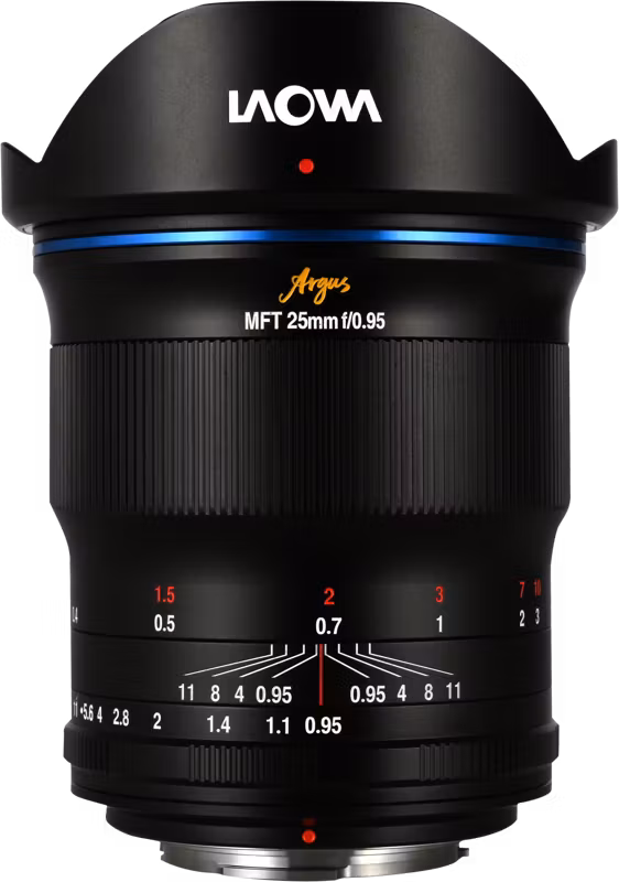 Laowa Argus 25mm f/0.95 MFT APO Lens