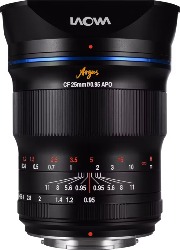 Laowa Argus 25mm f/0.95 CF APO Lens - Sony E