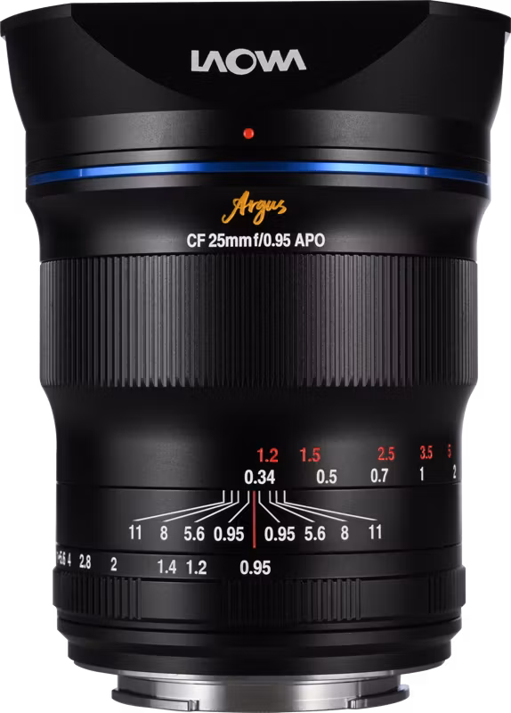 Laowa Argus 25mm f/0.95 CF APO Lens - Fuji X
