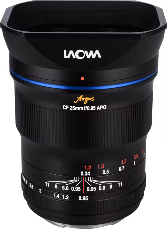 Laowa Argus 25mm f/0.95 CF APO Lens - Fuji X