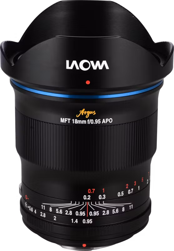 Laowa Argus 18mm f/0.95 MFT APO Lens