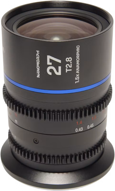 Laowa Nanomorph 27mm T2.8 1.5X S35 (Blue) - Canon RF
