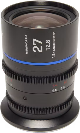 Laowa Nanomorph 27mm T2.8 1.5X S35 (Blue) - DL