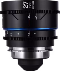 Laowa Nanomorph 27mm T2.8 1.5X S35 (Blue) - Arri PL/Canon EF