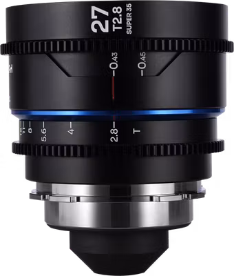 Laowa Nanomorph 27mm T2.8 1.5X S35 (Blue) - Arri PL/Canon EF