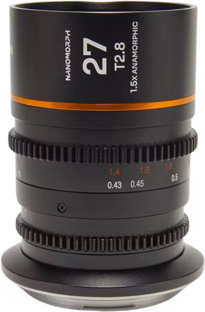 Laowa Nanomorph 27mm T2.8 1.5X S35 (Amber) - Sony E