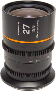 Laowa Nanomorph 27mm T2.8 1.5X S35 (Amber) - Sony E