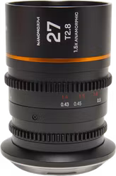 Laowa Nanomorph 27mm T2.8 1.5X S35 (Amber) - MFT