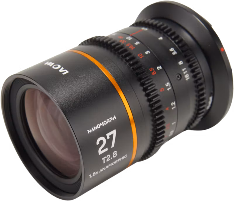 Laowa Nanomorph 27mm T2.8 1.5X S35 (Amber) - MFT