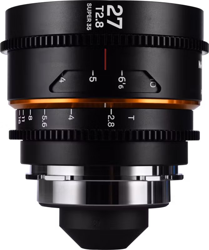 Laowa Nanomorph 27mm T2.8 1.5X S35 (Amber) - Arri PL/Canon EF
