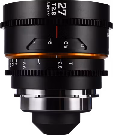 Laowa Nanomorph 27mm T2.8 1.5X S35 (Amber) - Arri PL/Canon EF