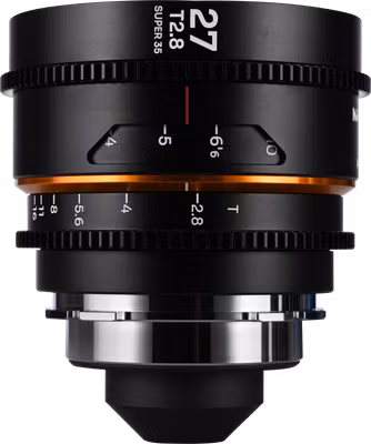 Laowa Nanomorph 27mm T2.8 1.5X S35 (Amber) - Arri PL/Canon EF