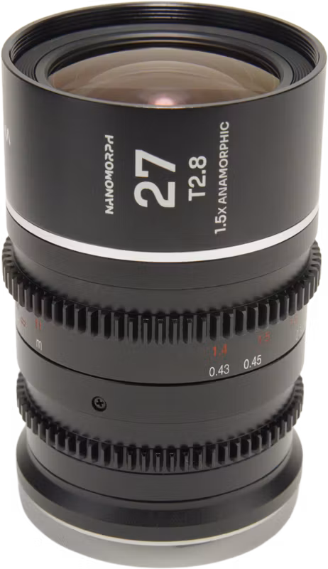 Laowa Nanomorph 27mm T2.8 1.5X S35 (Silver) - Sony E