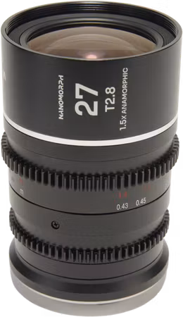 Laowa Nanomorph 27mm T2.8 1.5X S35 (Silver) - Sony E