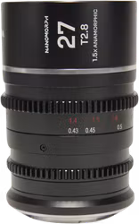 Laowa Nanomorph 27mm T2.8 1.5X S35 (Silver) - Canon RF