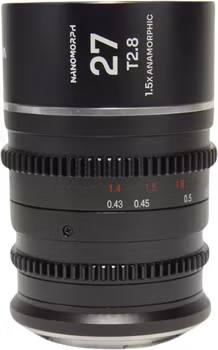 Laowa Nanomorph 27mm T2.8 1.5X S35 (Silver) - Canon RF