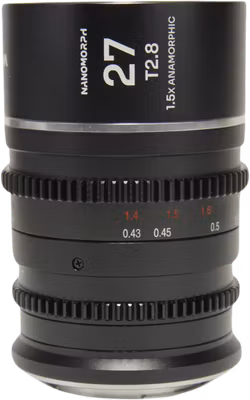 Laowa Nanomorph 27mm T2.8 1.5X S35 (Silver) - Canon RF