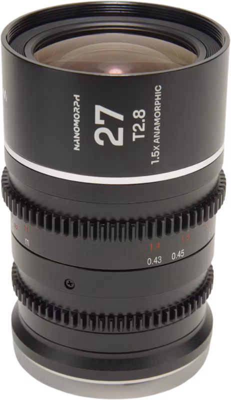Laowa Nanomorph 27mm T2.8 1.5X S35 (Silver) - Canon RF