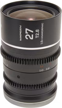 Laowa Nanomorph 27mm T2.8 1.5X S35 (Silver) - Canon RF