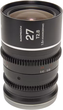 Laowa Nanomorph 27mm T2.8 1.5X S35 (Silver) - Canon RF