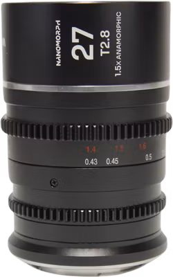 Laowa Nanomorph 27mm T2.8 1.5X S35 (Silver) - Nikon Z