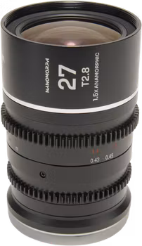 Laowa Nanomorph 27mm T2.8 1.5X S35 (Silver) - Nikon Z