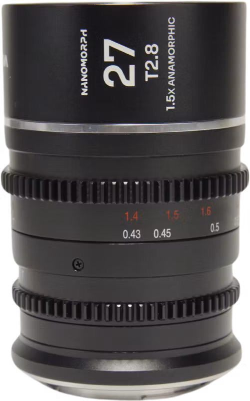 Laowa Nanomorph 27mm T2.8 1.5X S35 (Silver) - DL
