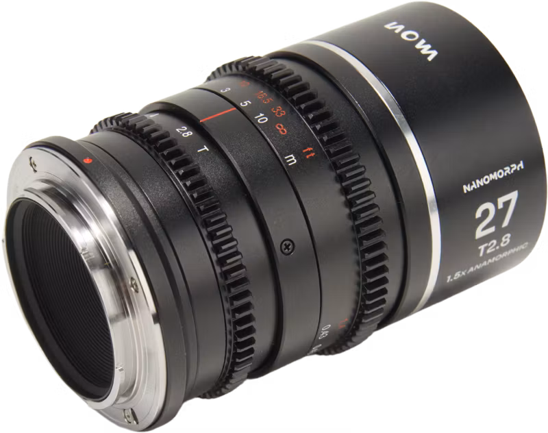Laowa Nanomorph 27mm T2.8 1.5X S35 (Silver) - DL