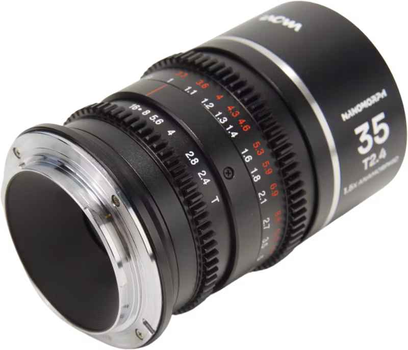 Laowa Nanomorph 35mm T2.4 1.5X S35 (Silver) - MFT