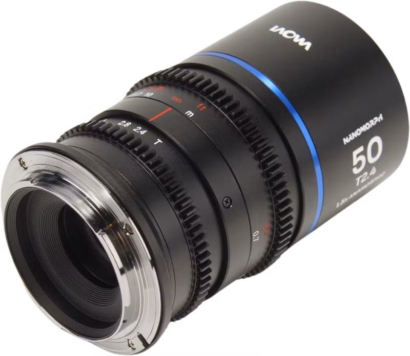 Laowa Nanomorph 50mm T2.4 1.5X S35 (Blue) - Canon RF