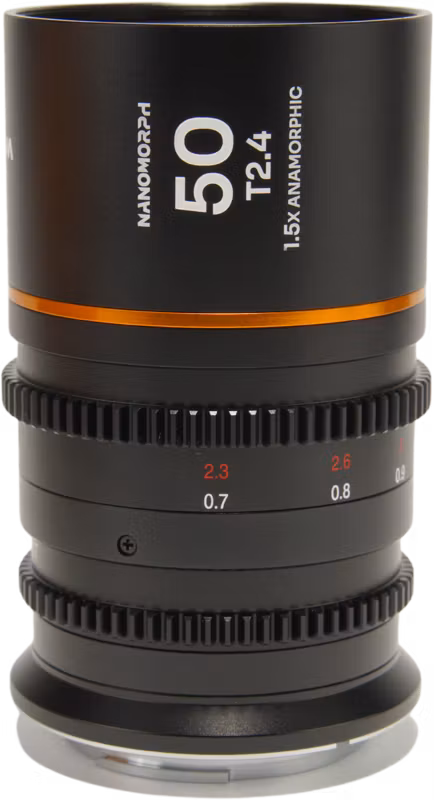 Laowa Nanomorph 50mm T2.4 1.5X S35 (Amber) - Sony E