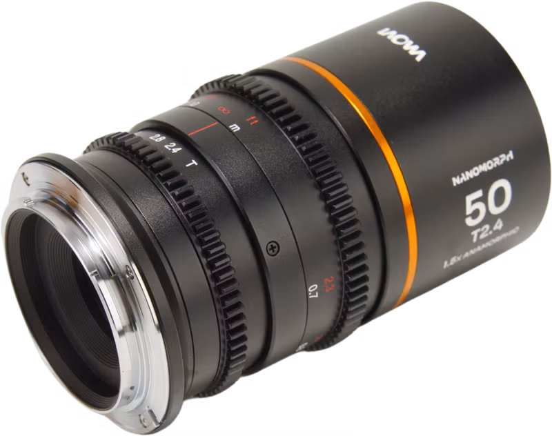 Laowa Nanomorph 50mm T2.4 1.5X S35 (Amber) - Sony E