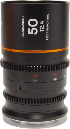 Laowa Nanomorph 50mm T2.4 1.5X S35 (Amber) - Canon RF