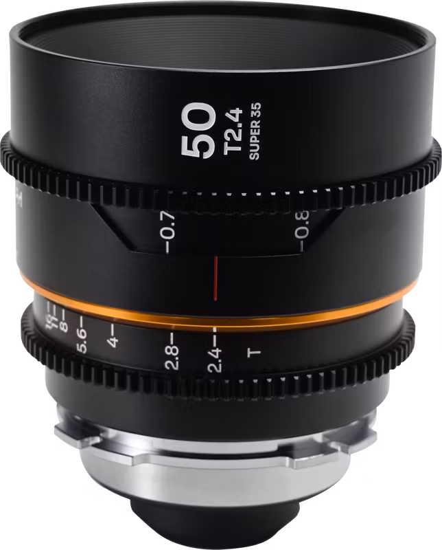 Laowa Nanomorph 50mm T2.4 1.5X S35 (Amber) - Arri PL/Canon EF