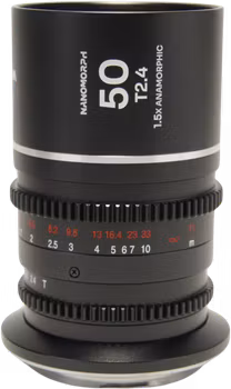 Laowa Nanomorph 50mm T2.4 1.5X S35 (Silver) - Sony E